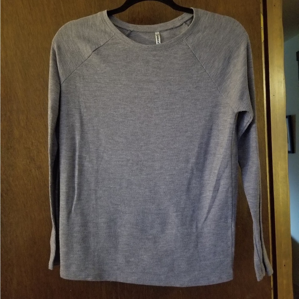Gray Long Sleeve Sweater